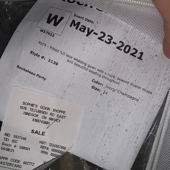 ✨NWT✨ Morilee Sofia Wedding Dress Style 2139 - Picture 8 of 8